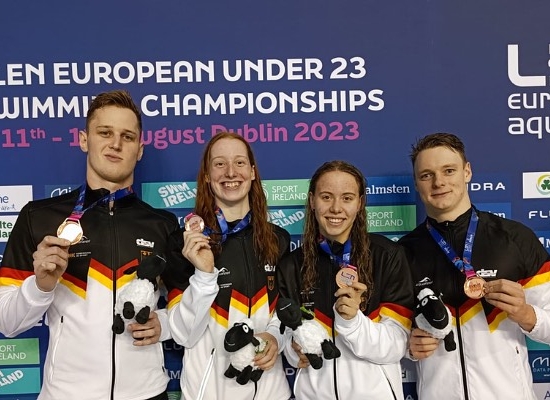 SCHWIMMEN - U23-EM-BRONZE IM MIXED FÜR TIMO SORGIUS