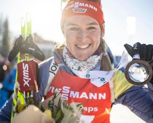 BIATHLON -  WELTCUP: DENISE HERRMANN-WICK AUF DREI