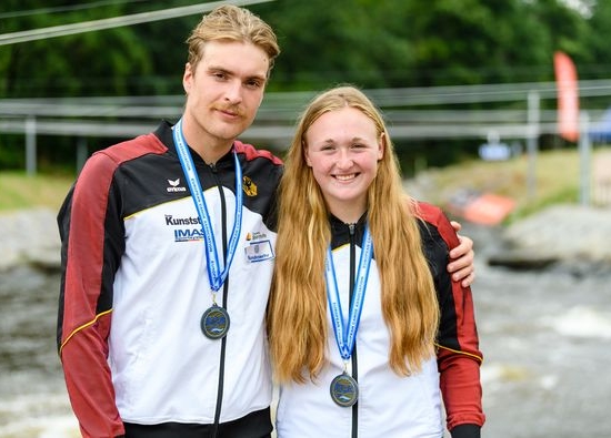 KANU SLALOM - SILBER & BRONZE BEI DER NACHWUCHS - EUROPAMEISTERSCHAFT