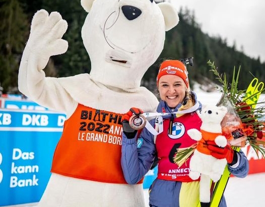 BIATHLON - DENISE HERRMANN AUF DREI