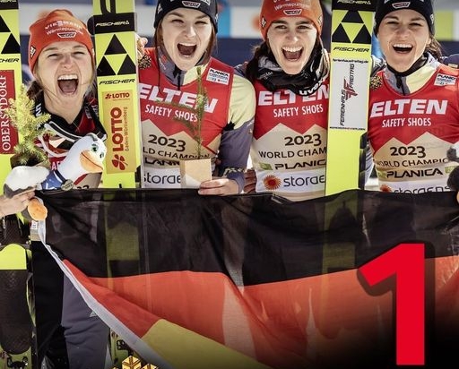 SKISPRINGEN  - GOLD IM TEAM