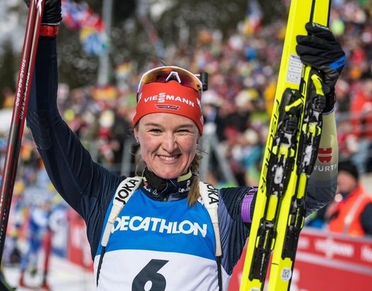 BIATHLON - WELTCUPSIEG FÜR DENISE HERRMANN-WICK