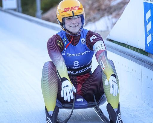 RENNRODELN - MELINA FISCHER GEWINNT BRONZE