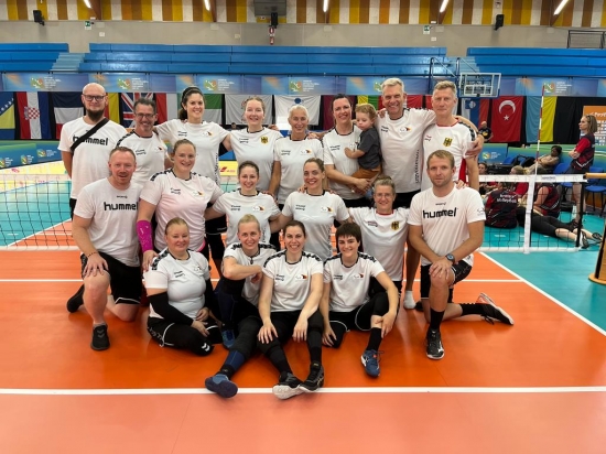 SITZVOLLEYBALL - EM-SILBER FÜR SITZVOLLEYBALLER