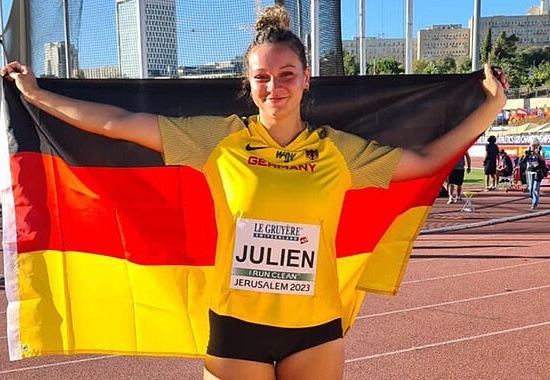 LEICHTATHLETIK - U20-EM-SILBER FÜR JADA JULIEN