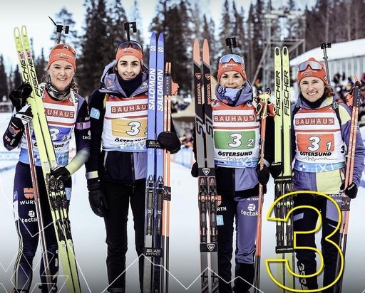 BIATHLON - STAFFEL AUF DREI