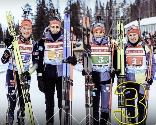 BIATHLON - STAFFEL AUF DREI