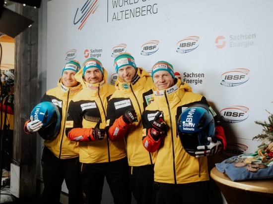 BOBSPORT +++ TEAM FRIEDRICH GEWINNT AUCH DEN VIERER-WELTCUP IN ALTENBERG