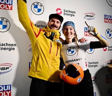 SKELETON - WELTCUPSIEG IM MIXED FÜR SÄCHSISCHES DUO