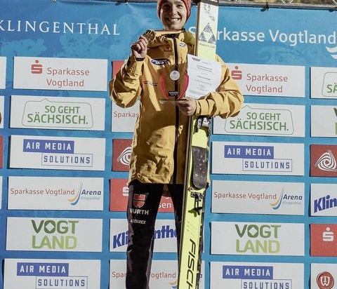 SKISPRINGEN - BEIDE DEUTSCHEN MEISTER AUS SACHSEN