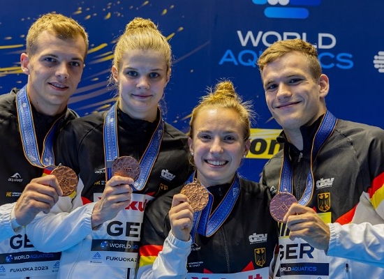 WASSERSPRINGEN - WM-BRONZE IM TEAM