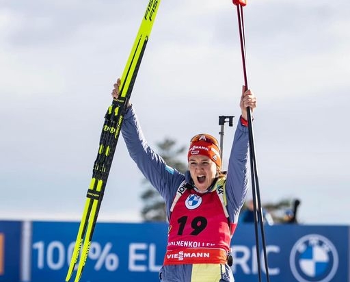 BIATHLON - WELTCUPSIEG FÜR DENISE HERRMANN-WICK