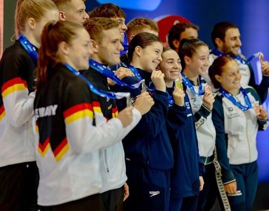 WASSERSPRINGEN - TEAMSILBER BEIM WELTCUP IN BERLIN