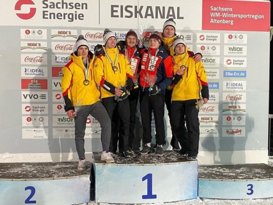 RENNRODELN - BRONZE BEI JEM IN ALTENBERG